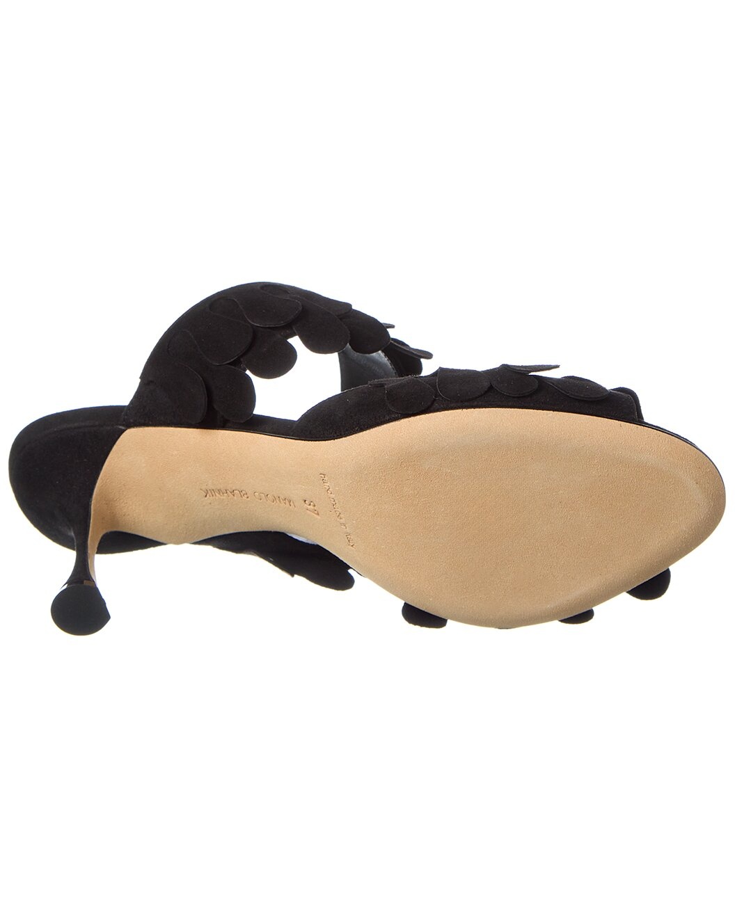 Manolo Blahnik Kelna 70 Suede Sandal - 4