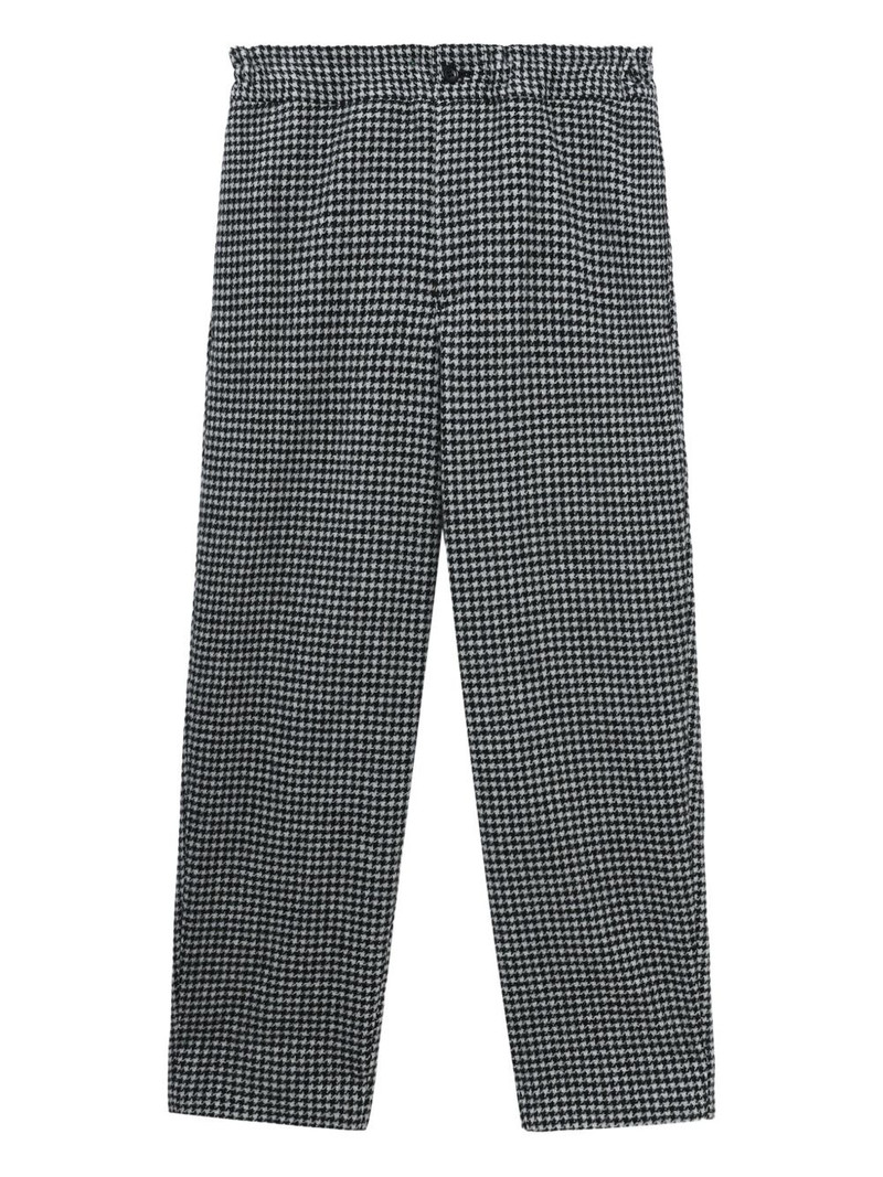 houndstooth-pattern trousers 1