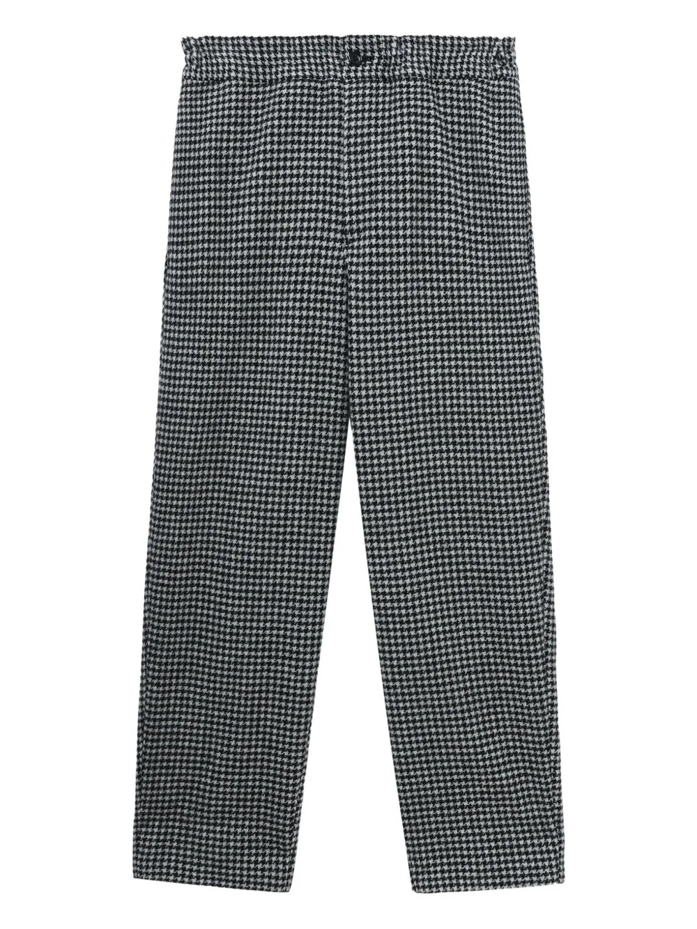 houndstooth-pattern trousers - 1