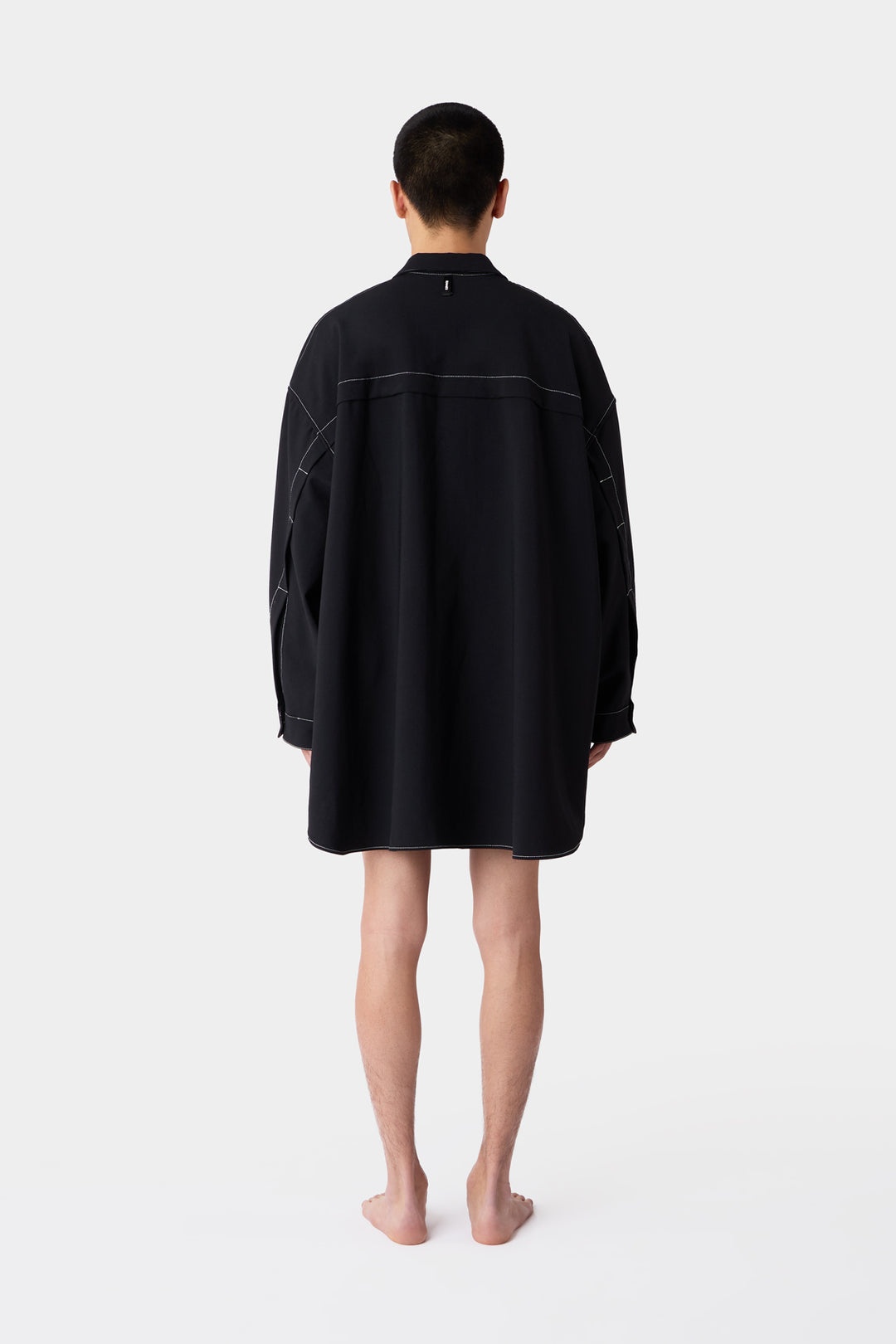MEGA OVER SHIRT / black - 8