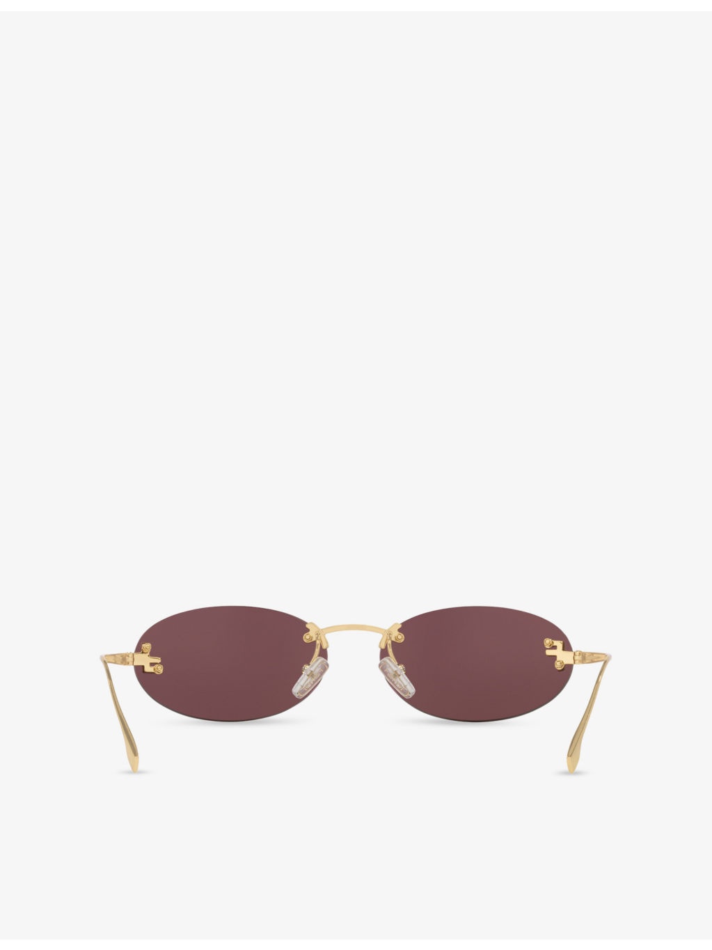 FE4075US Oval-Frame Metal Sunglasses - 4