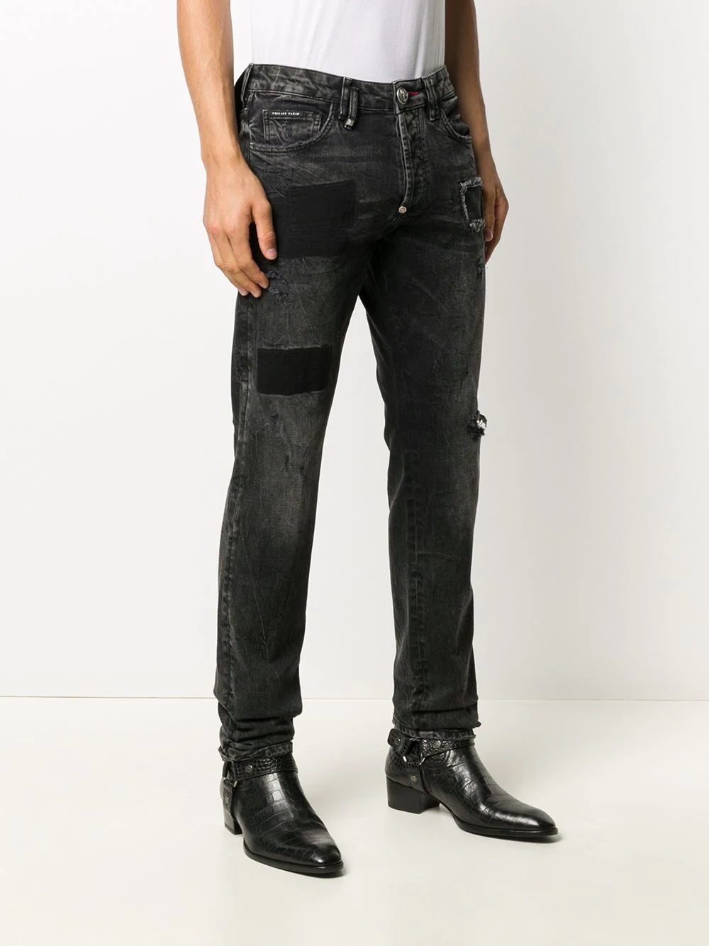 Monogram super straight jeans  - 3