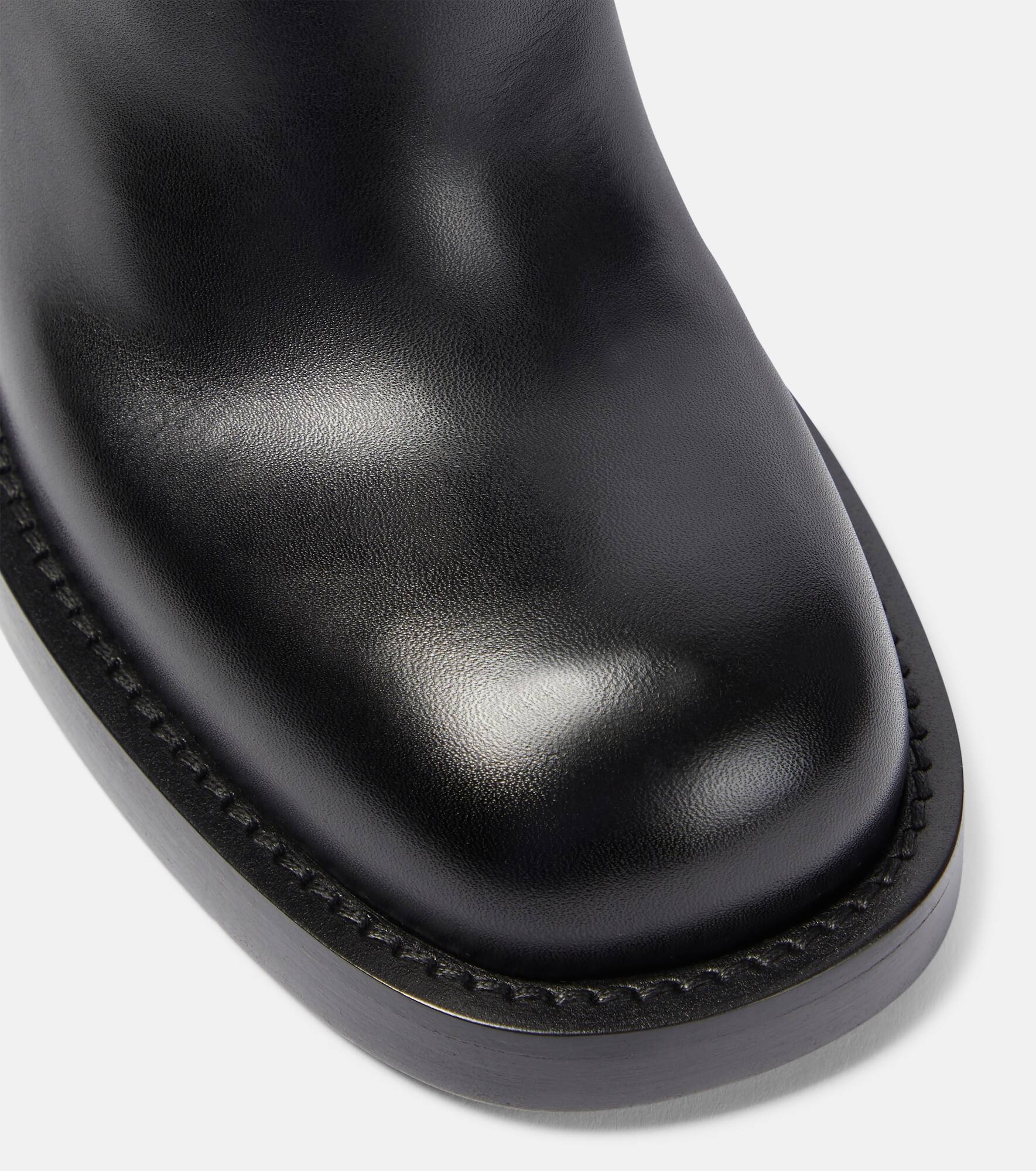 Stirrup leather knee-high boots - 6