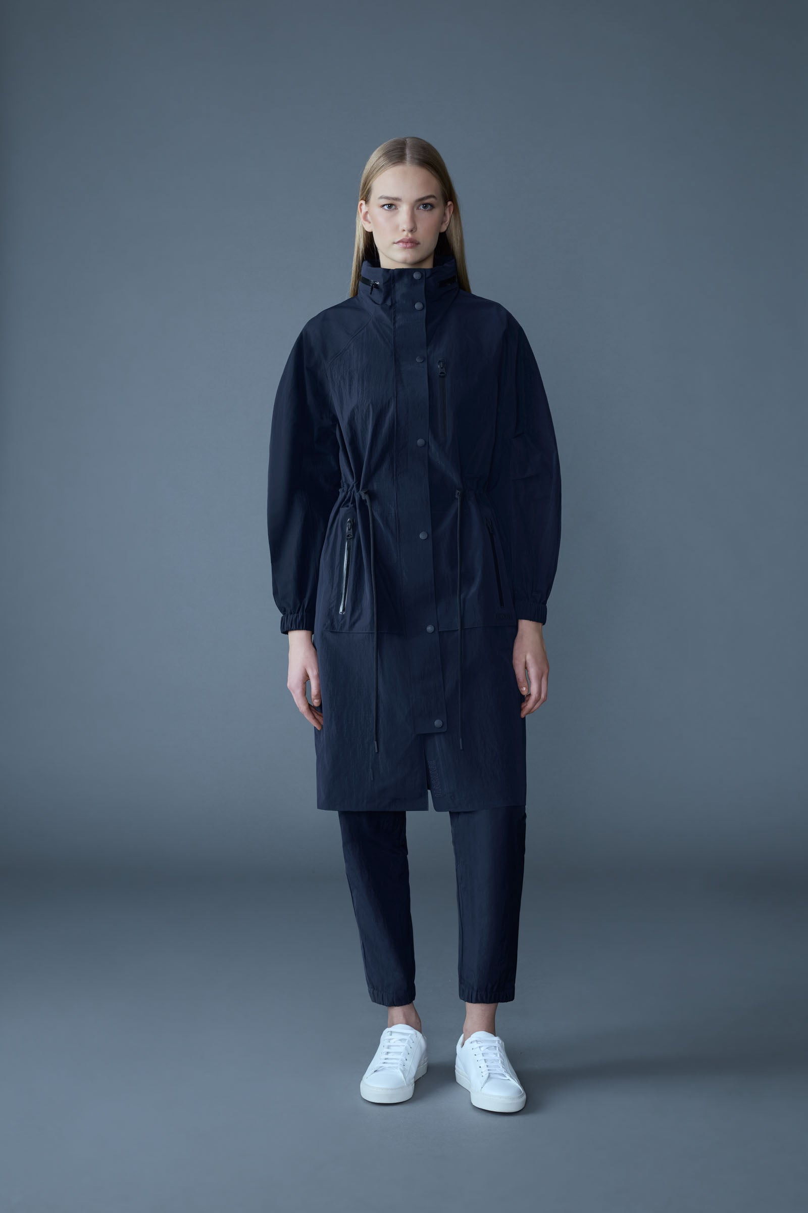 MAKAYLA Knee-Length Lightweight Rain Jacket - 2