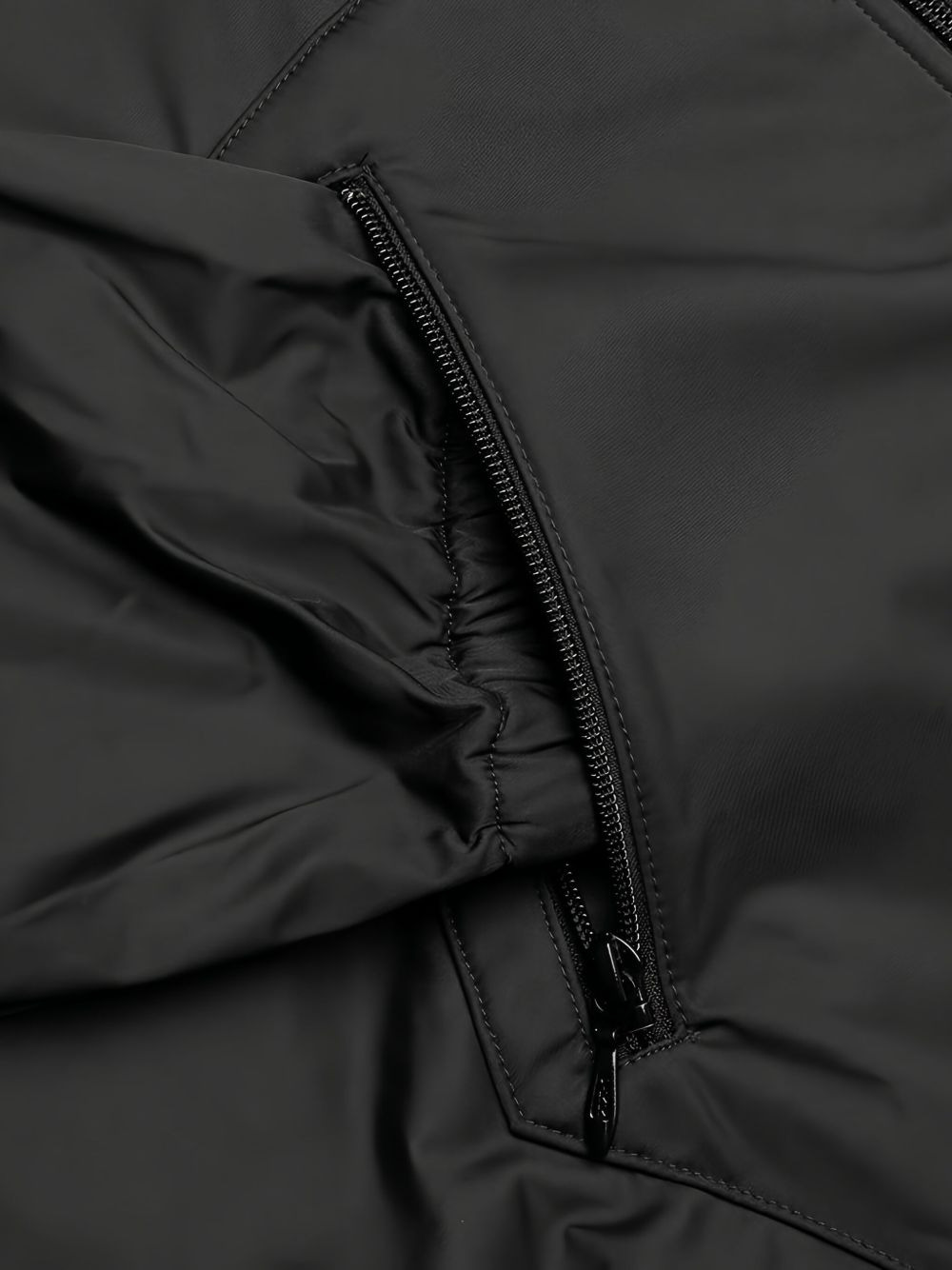 embroidered zip-front  jacket - 3
