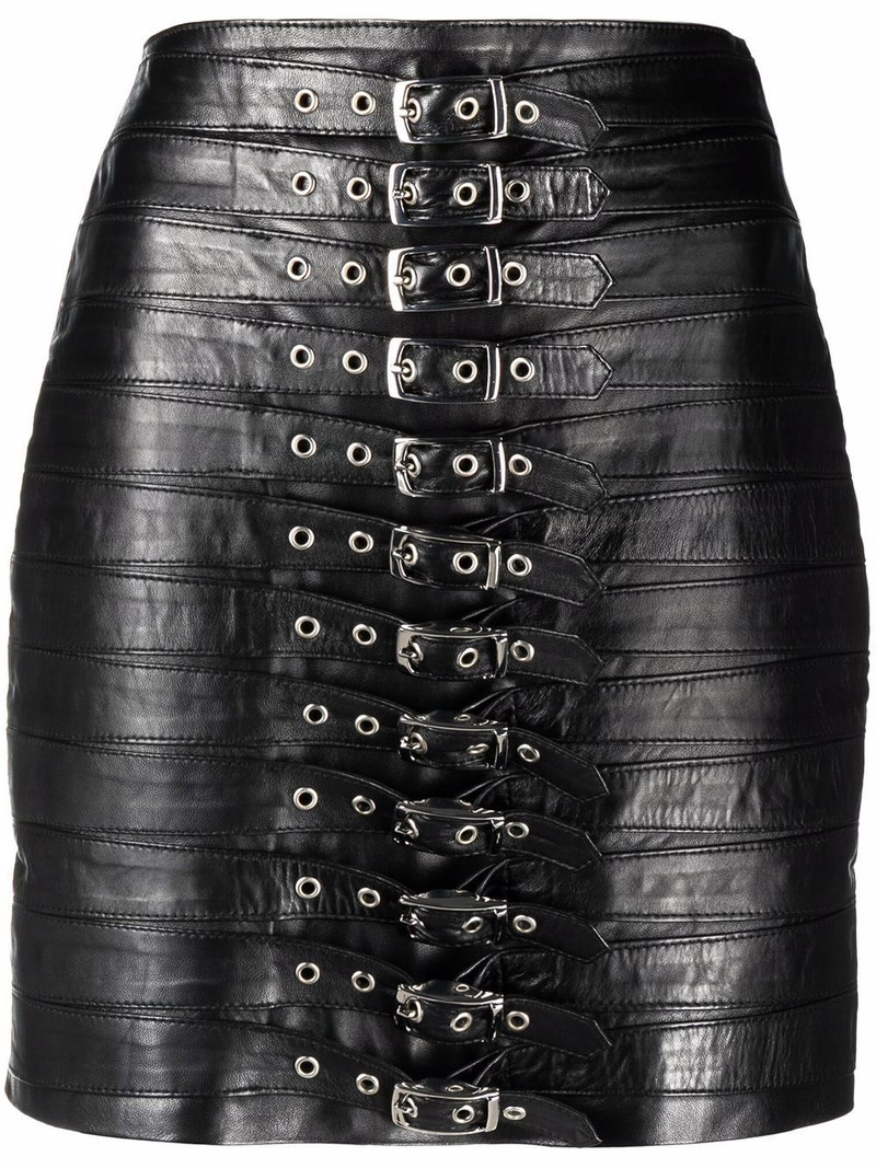 Dita leather mini skirt 1