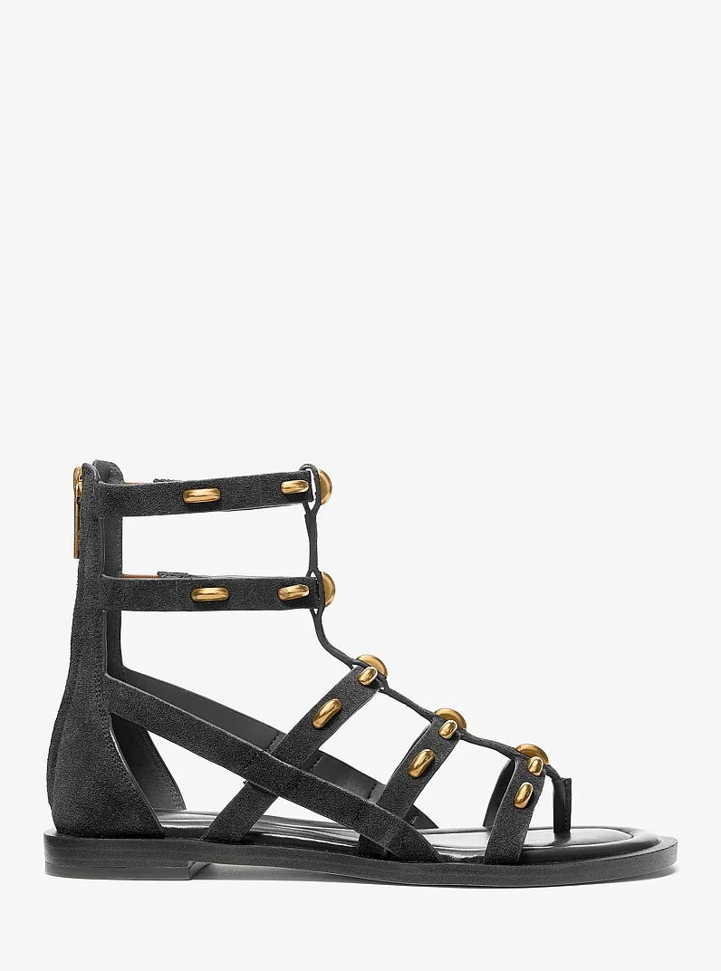 Noa Studded Suede Gladiator Sandal - 1