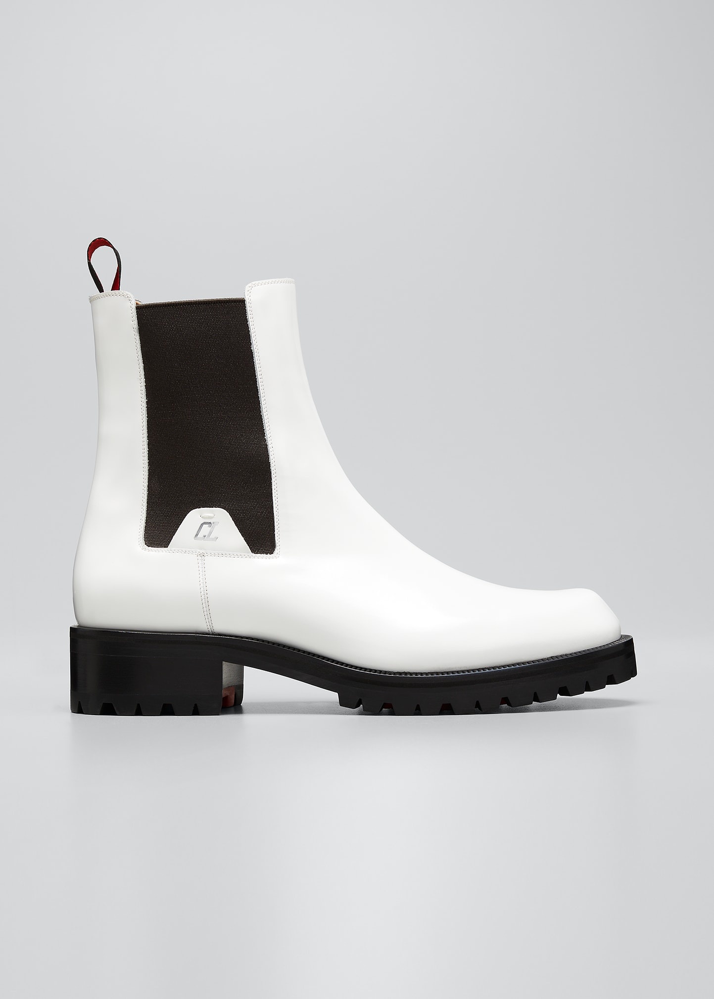 Men's Motok Red Sole Leather Chelsea Boots - 1
