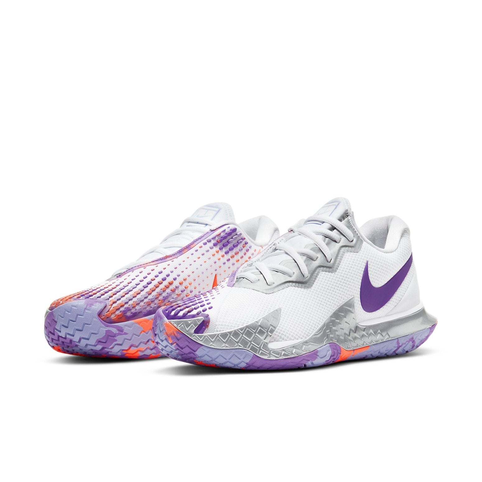 (WMNS) Nike Court Air Zoom Vapor Cage 4 'White Purple Pulse' CD0431-103 - 3