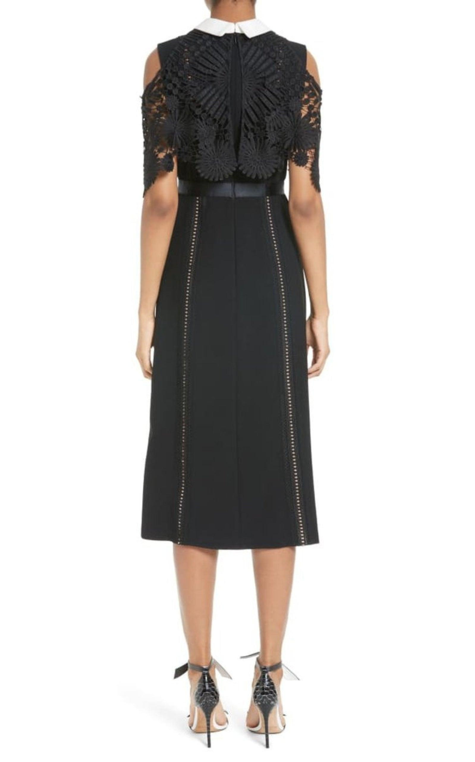 Hinkley Cold Shoulder Midi Dress - 4