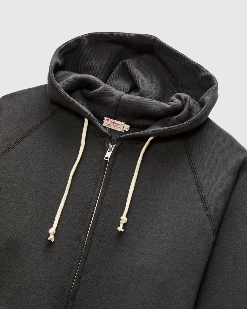 496 Freedom Sleeve Zip Hoodie in Ink Black 3