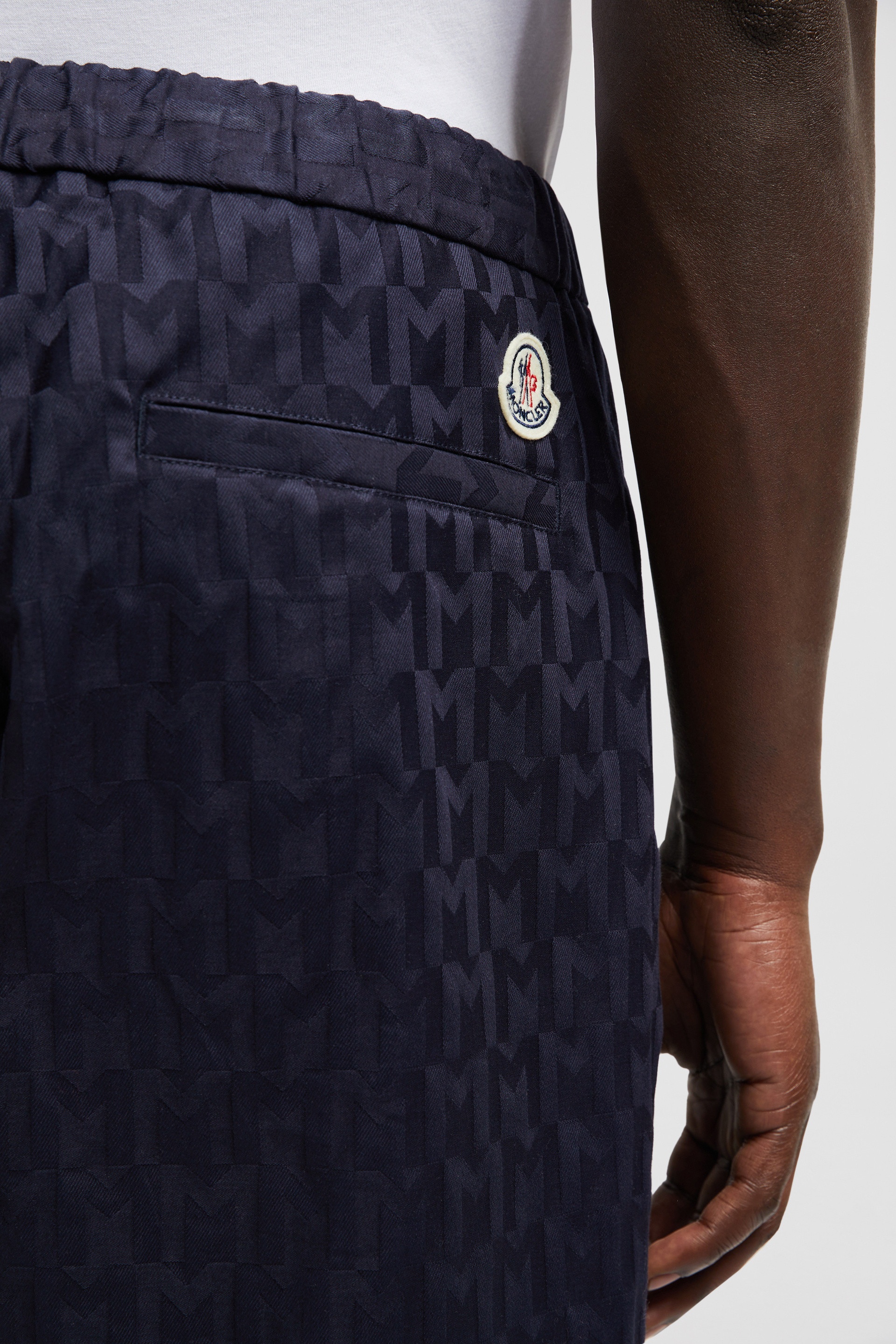 Monogram Jacquard Cotton Shorts - 6