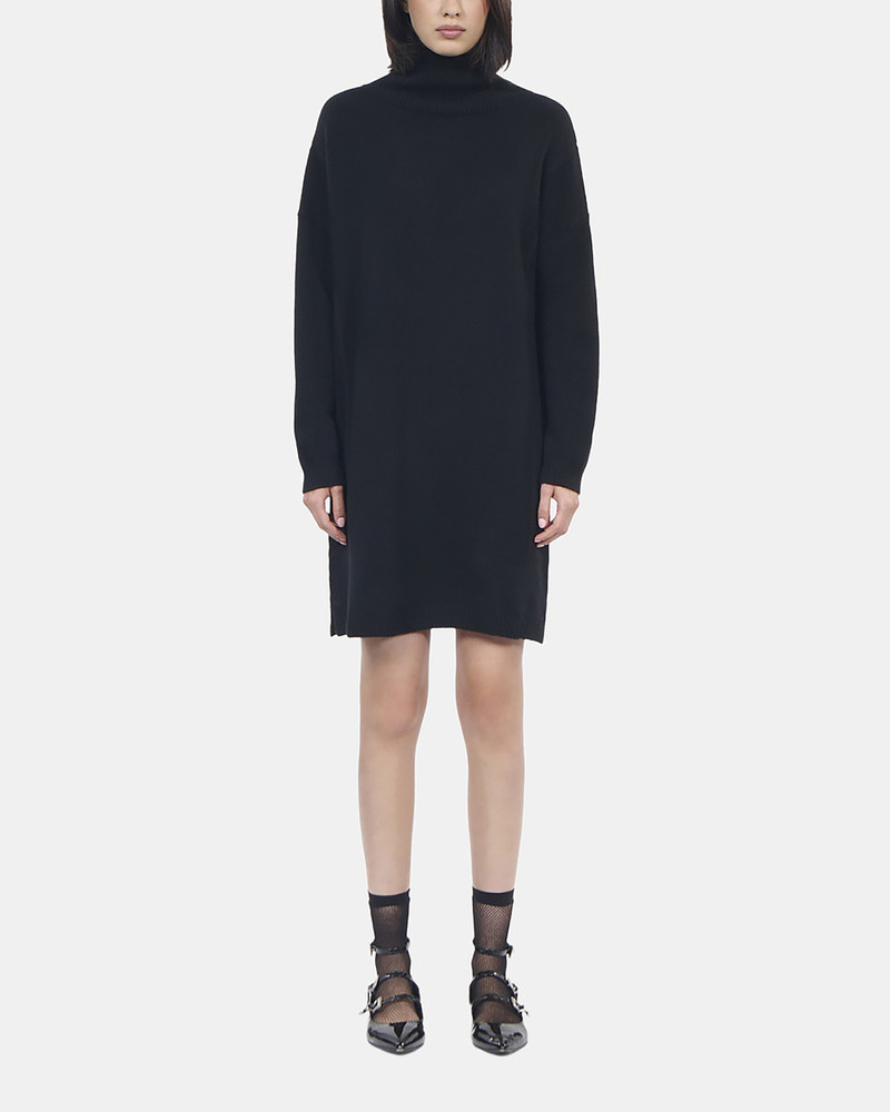 SHORT BLACK CASHMERE SWEATER DRESS 3