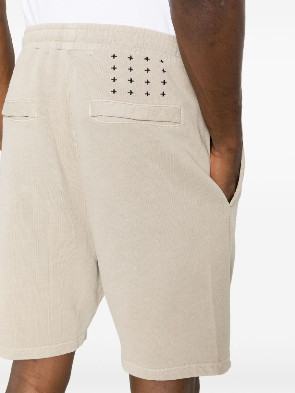 graphic-print cotton shorts - 5