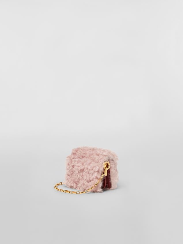 TRUNK BAG IN SHEARLING AND CALFSKIN - 3