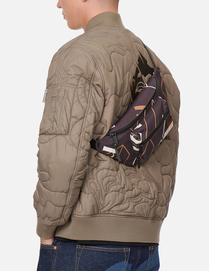 LOGO MONOGRAM PRINT BELT BAG 5