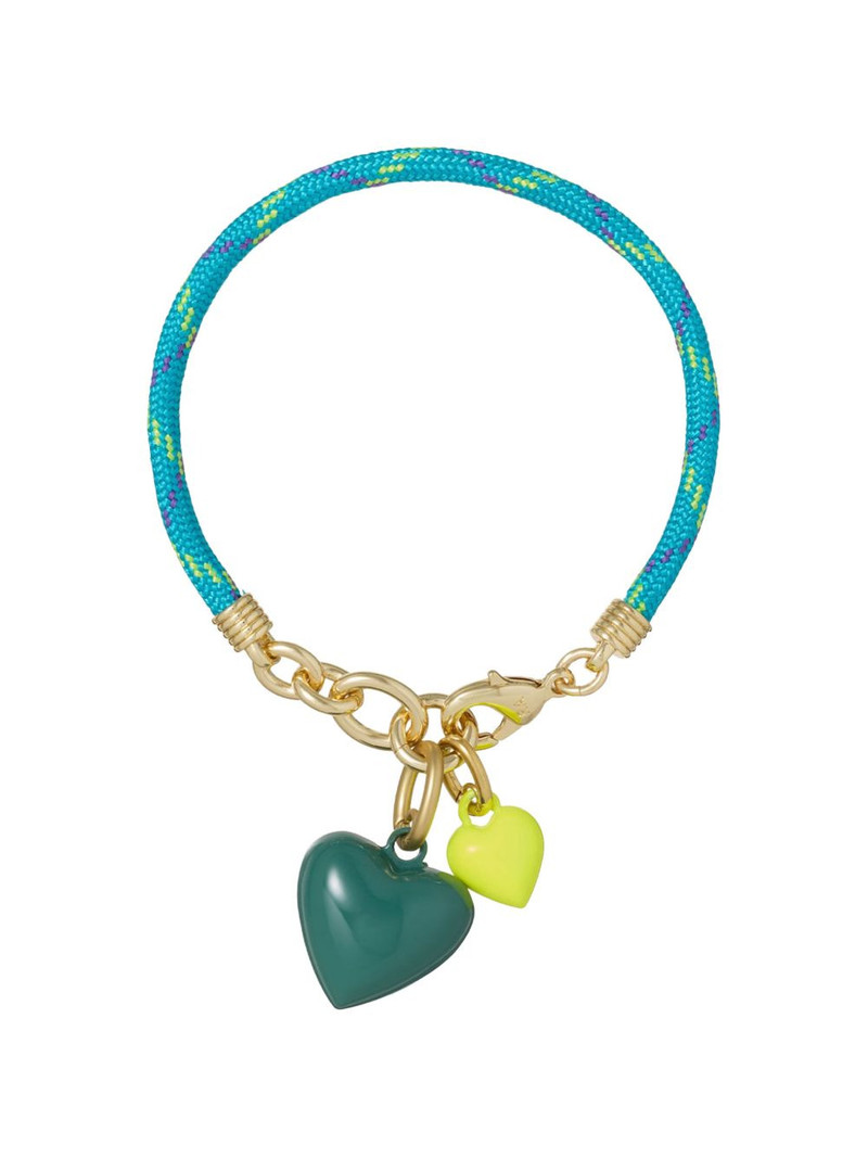 Happy Cord Mini Double Heart bracelet 1