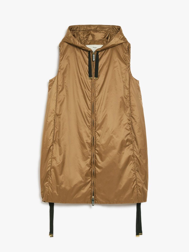 GREENGI Water-repellent technical canvas gilet 1