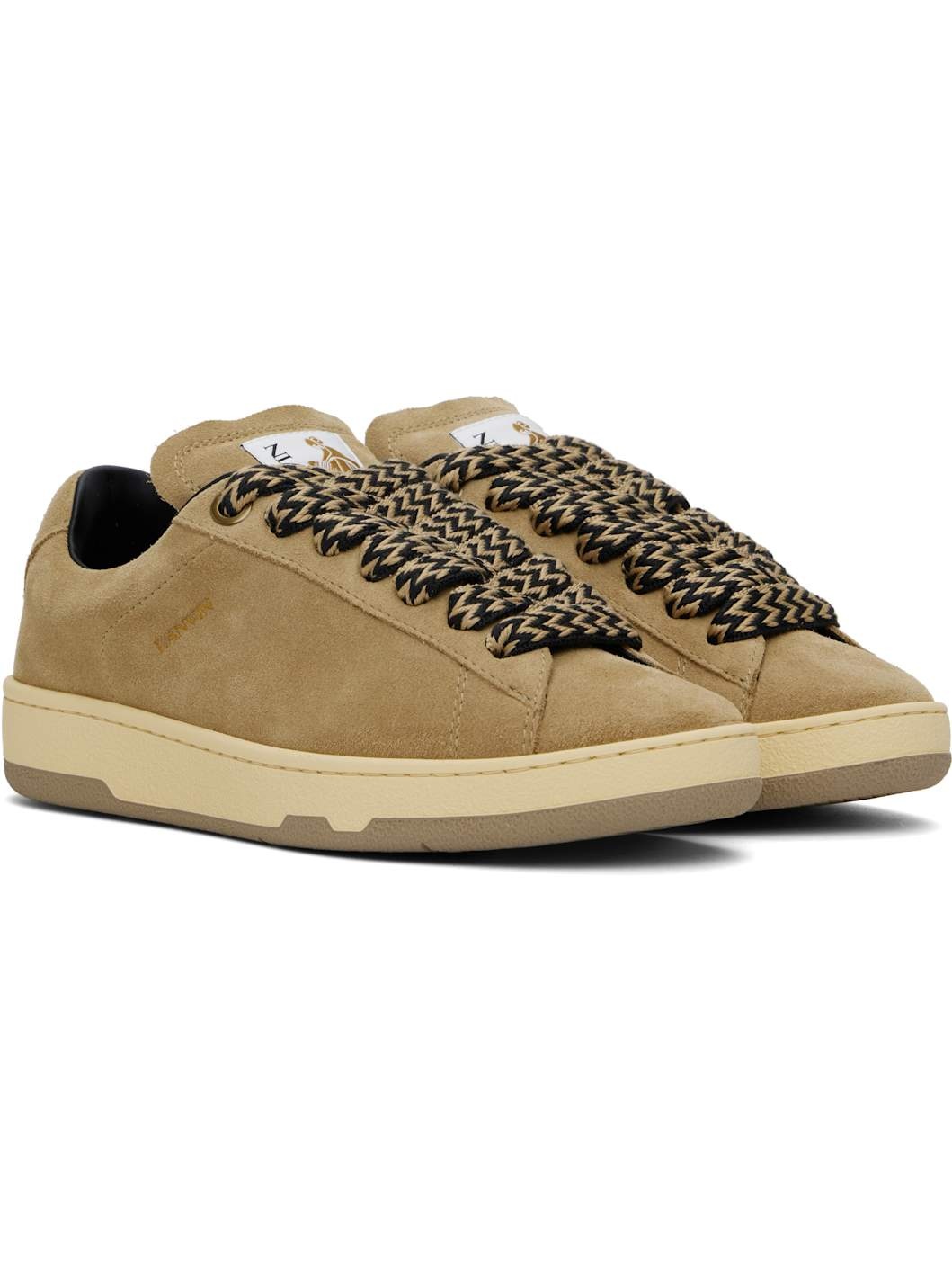 Tan Suede Curb Lite Sneakers - 4