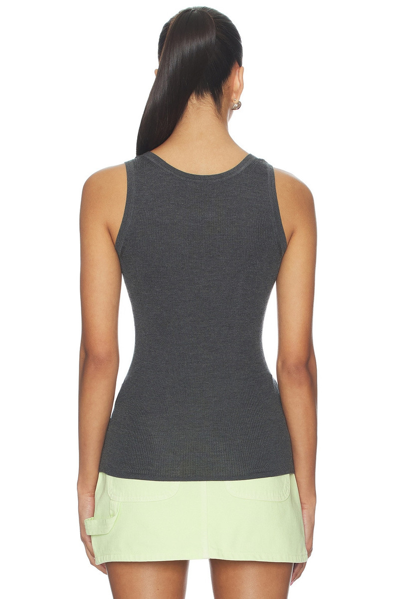 RENGGLI Scoop Neck Rib Tank outlook