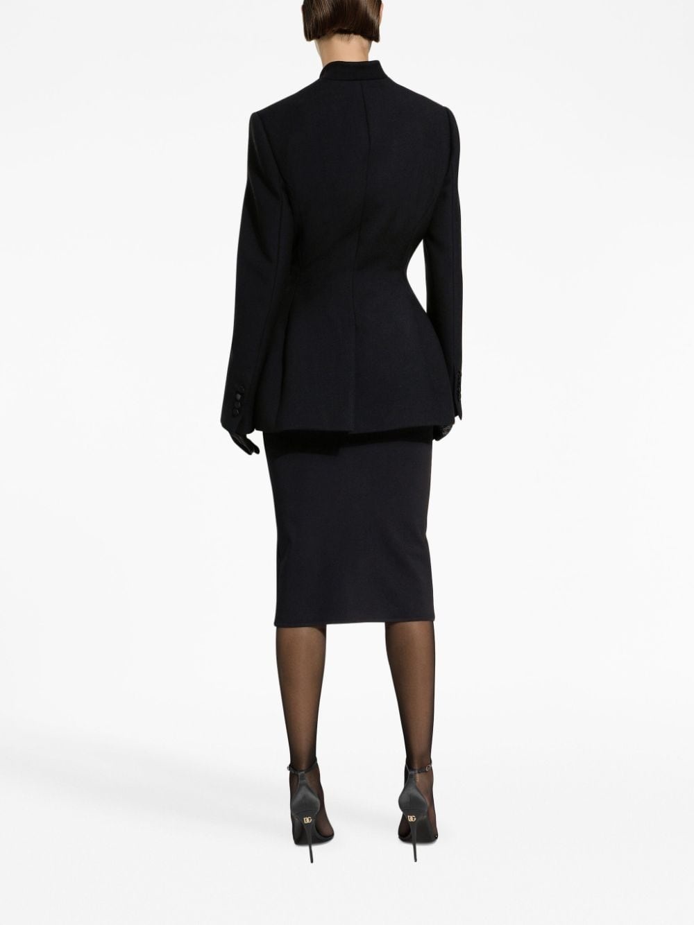 high-waist pencil skirt - 4