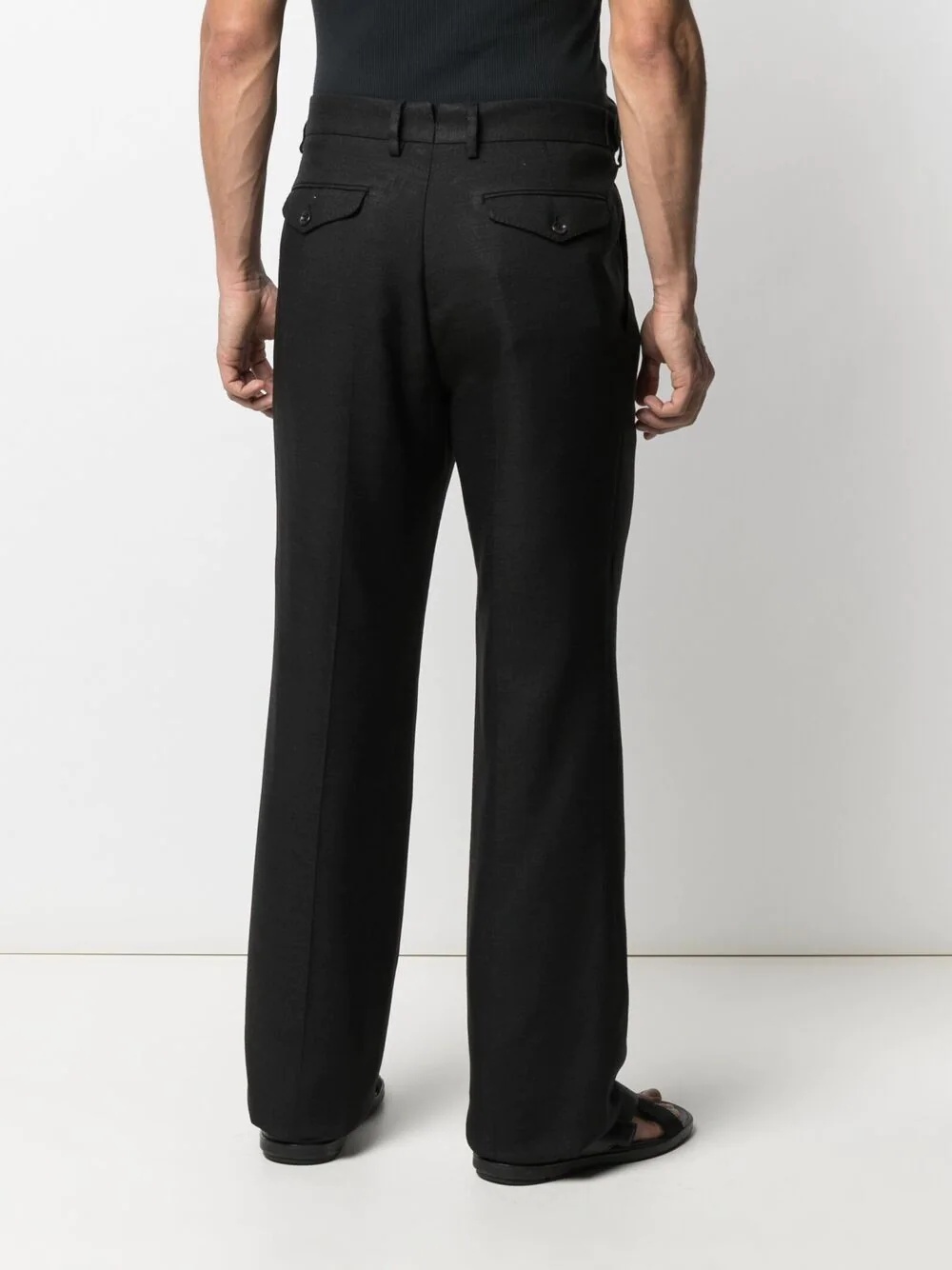 dart-detailing tailored trousers - 4