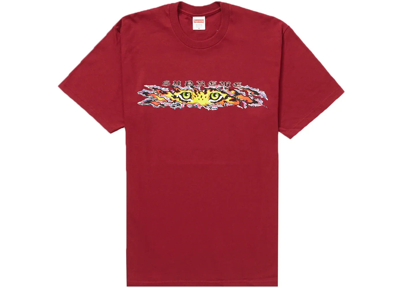 Supreme Eyes Tee Cardinal - 1