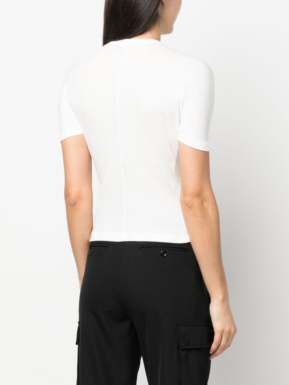 short-sleeve organic-cotton top - 4
