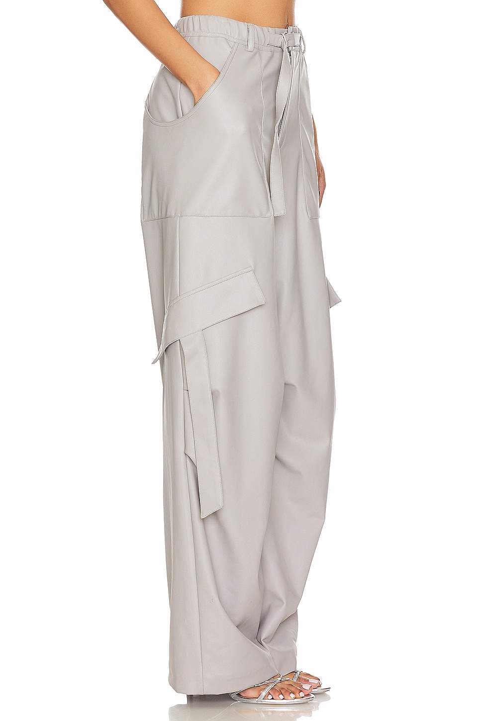 Faux Leather Utility Pant - 2