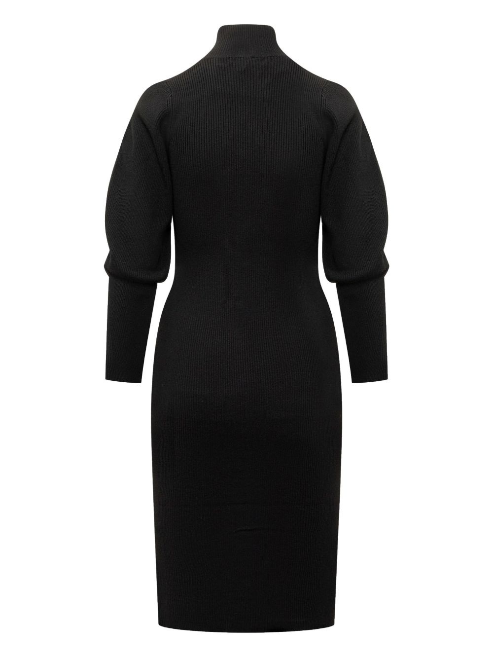 buttoned knit dress - 2