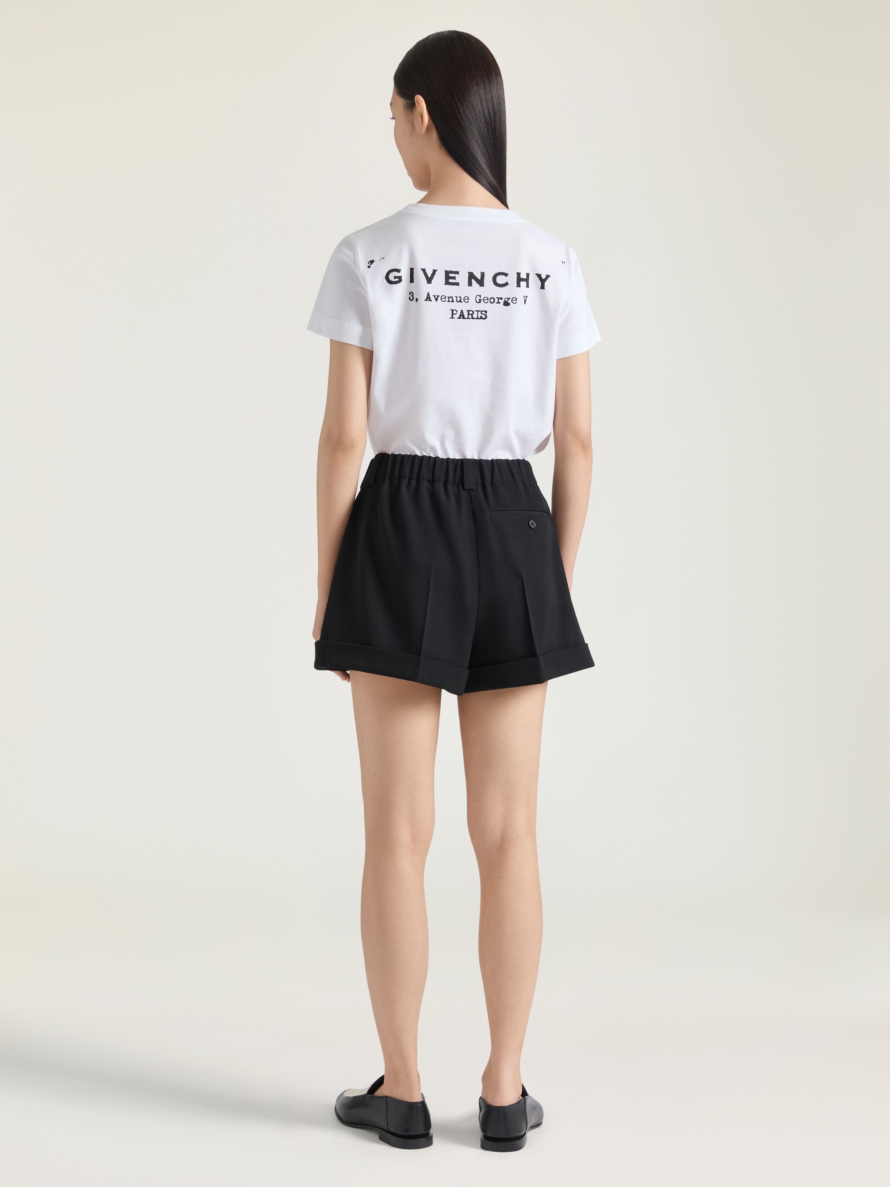 DOUBLE PLEAT SHORTS IN WOOL - 3