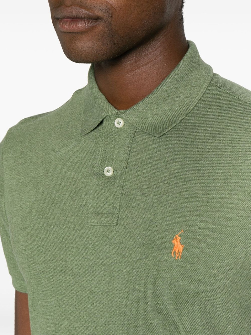 embroidered-logo piquÃ© polo shirt 5