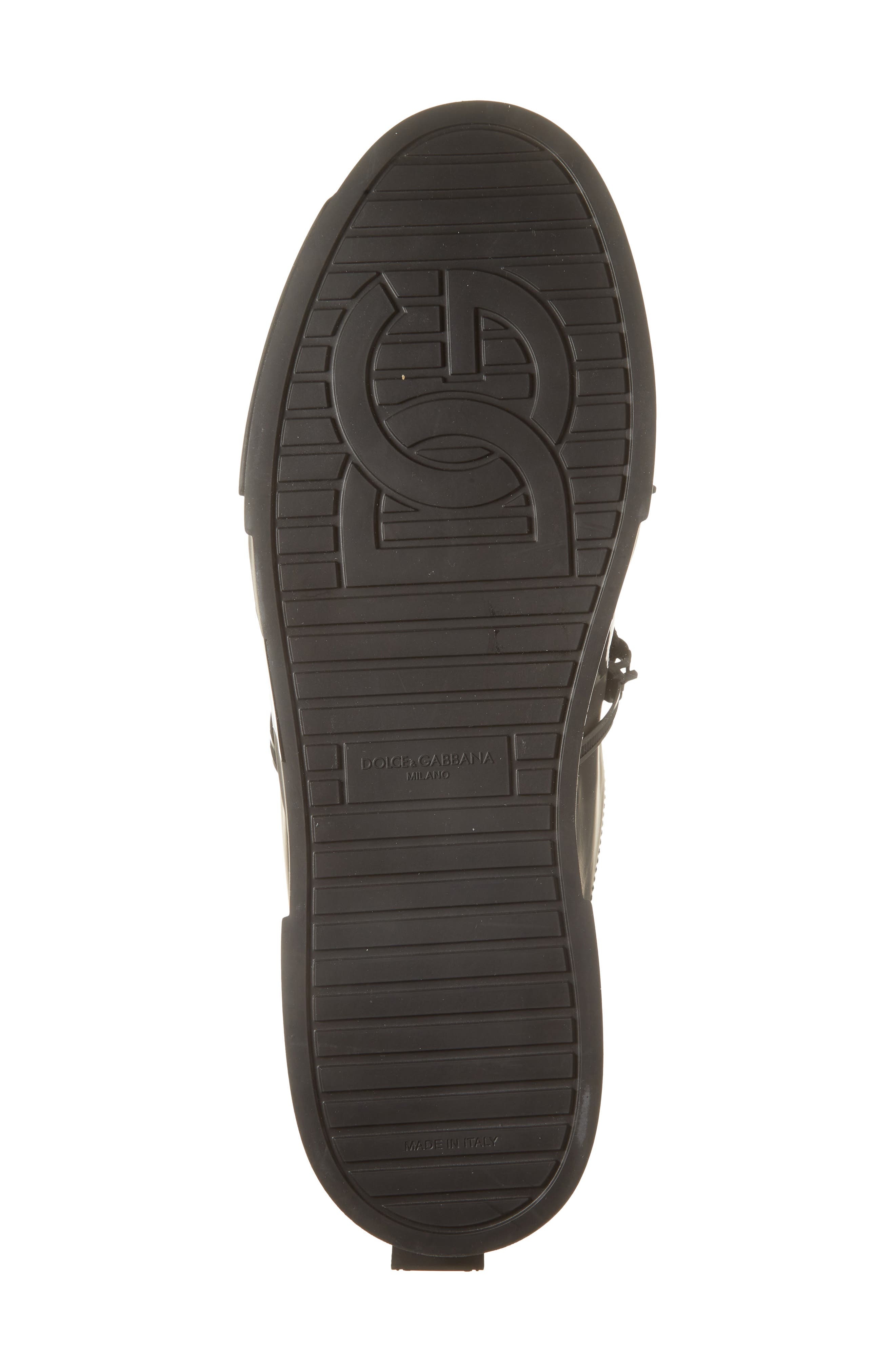 Dolce&Gabbana Portofino Lightweight Sneaker in 89690 Black/White at Nordstrom - 6