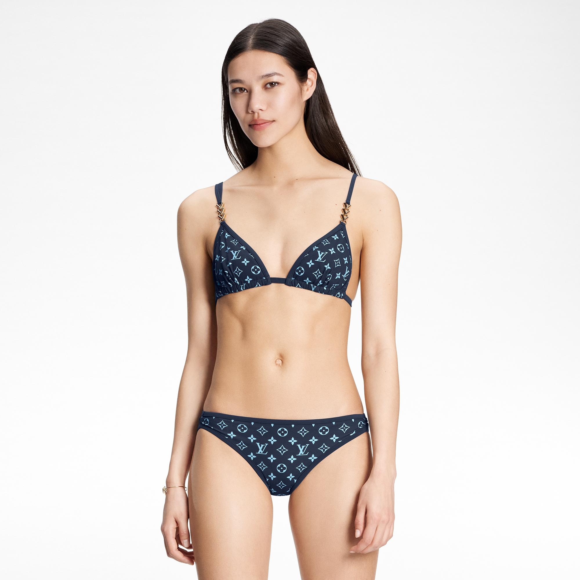 Sky Monogram Bikini Top - 5