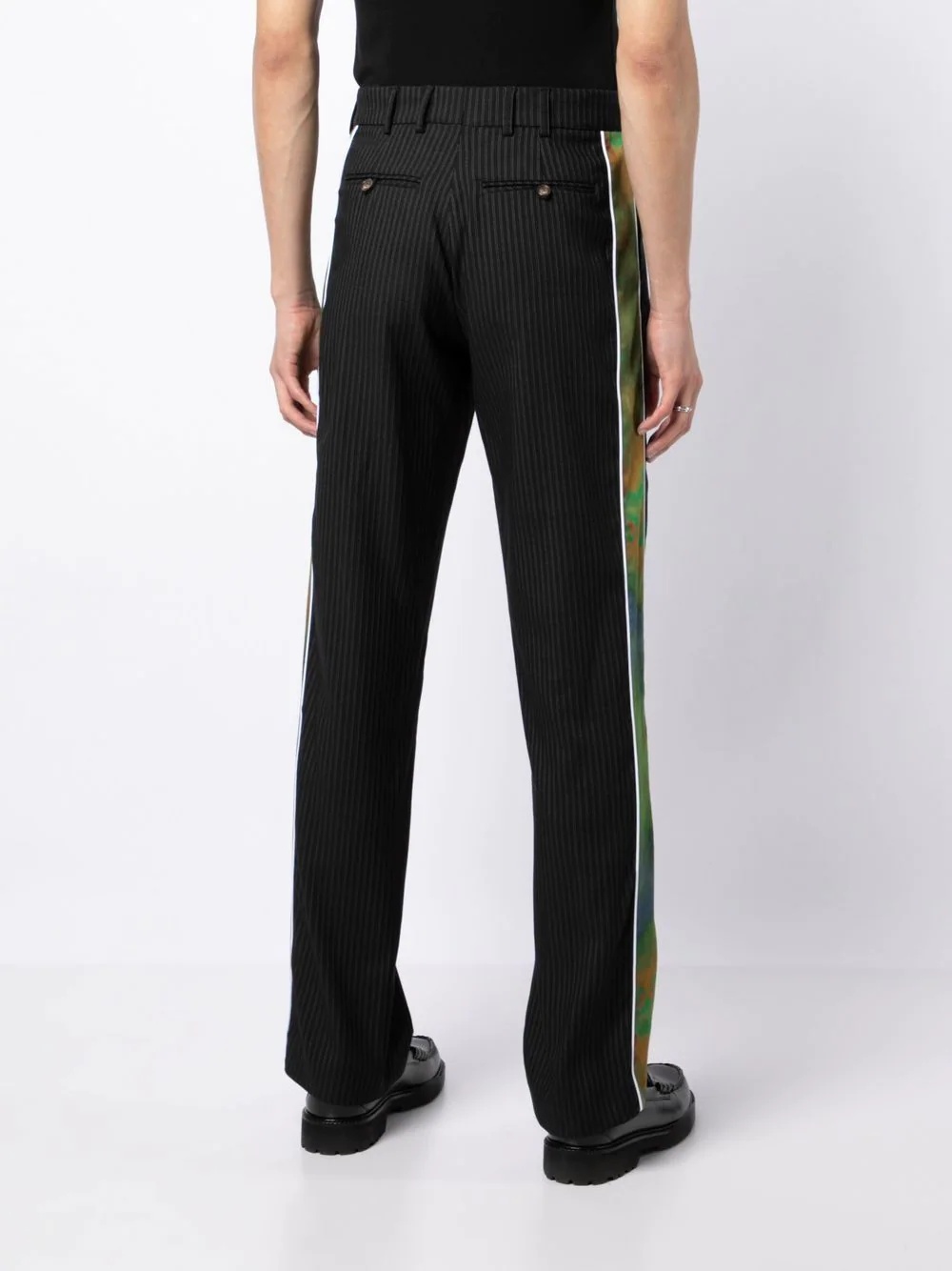 panelled tailored trousers - 4