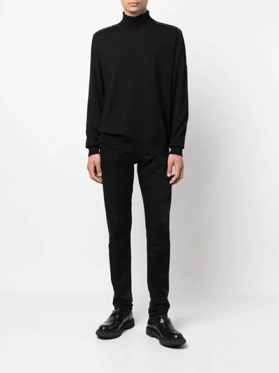 Belstaff panelled roll-neck jumper outlook