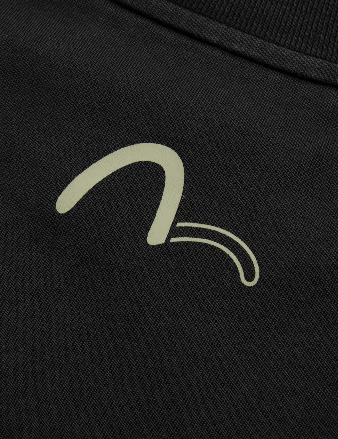 Metallic Stud Textured Logo Print T-shirt - 9