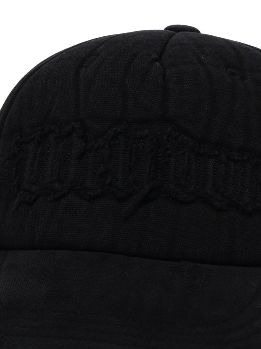 distressed cotton baseball cap - 4