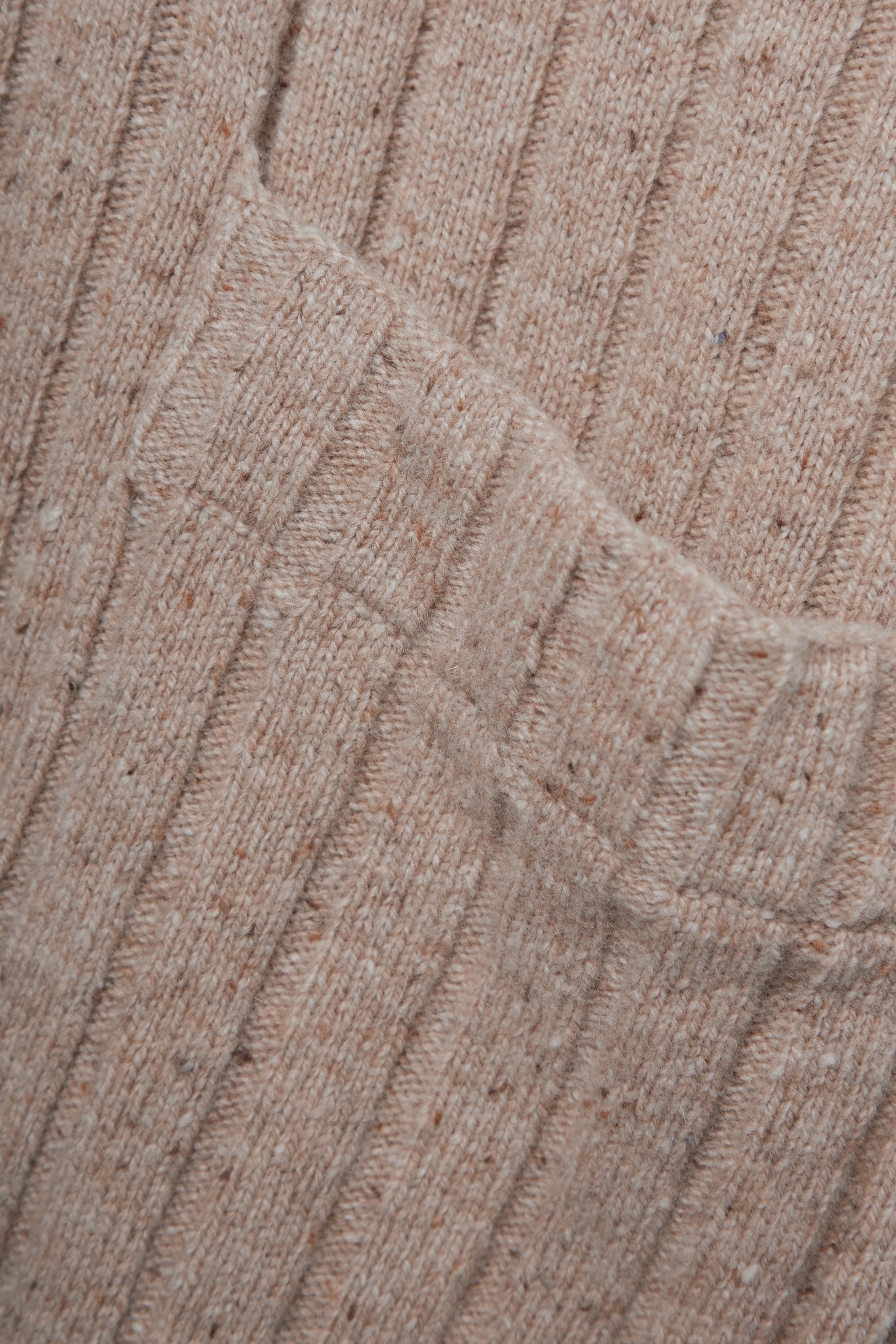 Oversized ribbed wool-blend cardigan - 4