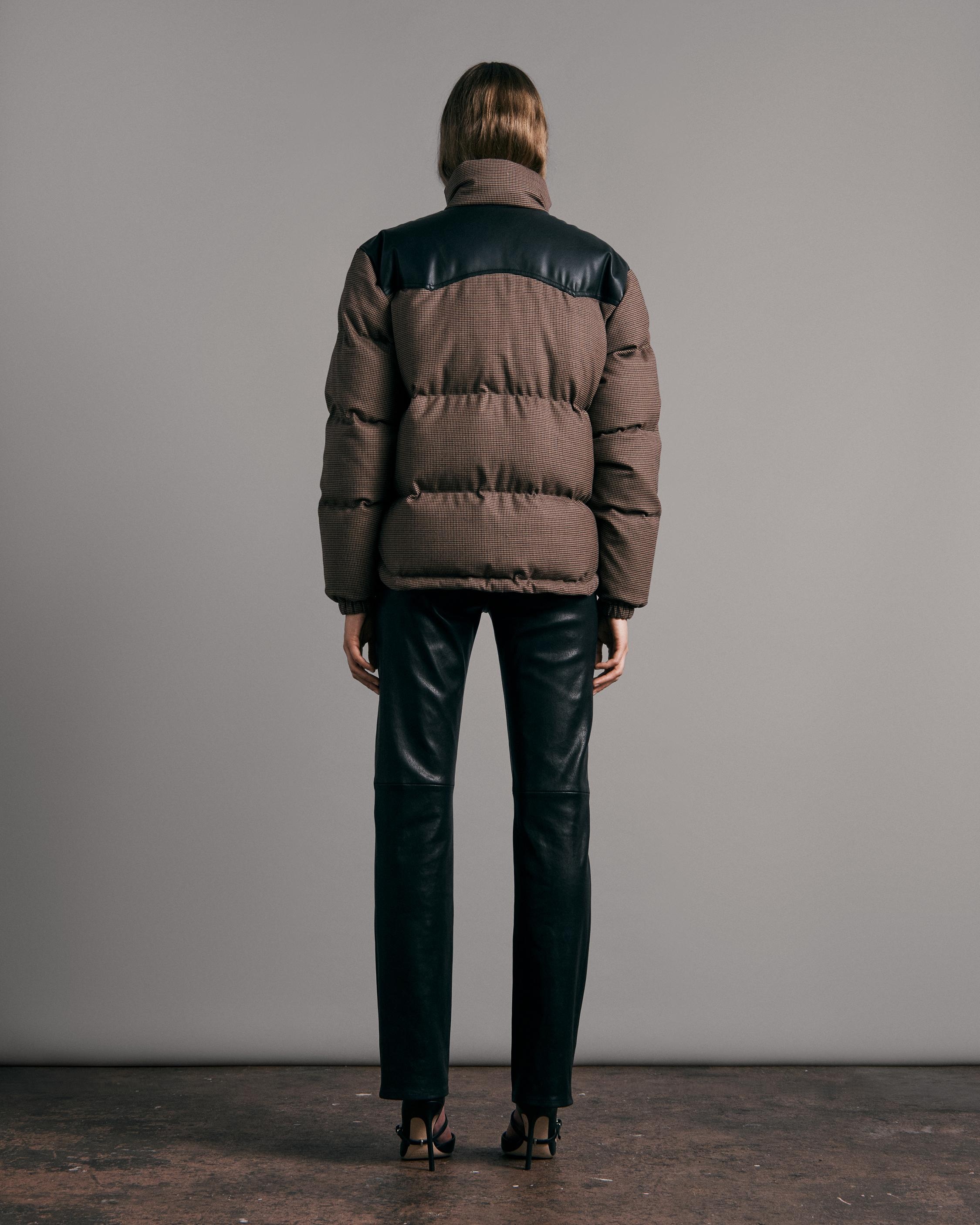 Cal Wool Plaid Puffer Coat
Relaxed Fit Coat - 5