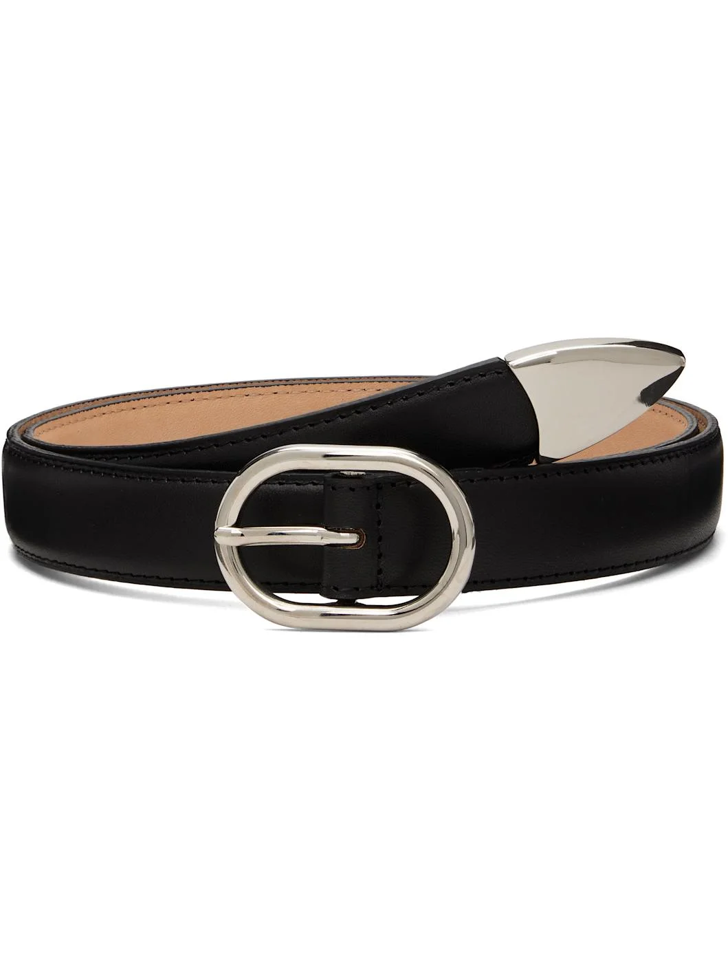 Black Solid Belt - 1