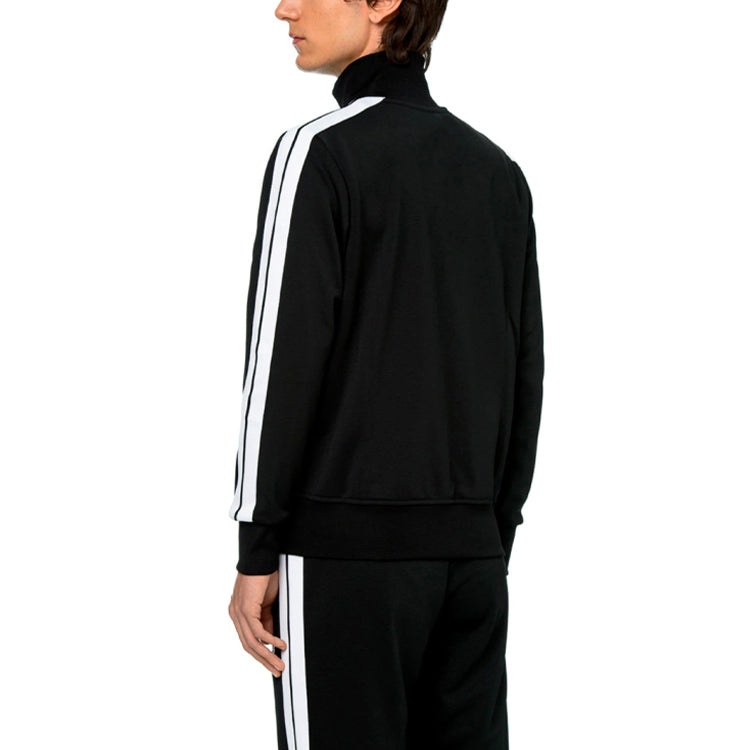 Palm Angels SS21 Classic Track Jacket 'Black White' PMBD001R21FAB0011001 - 4