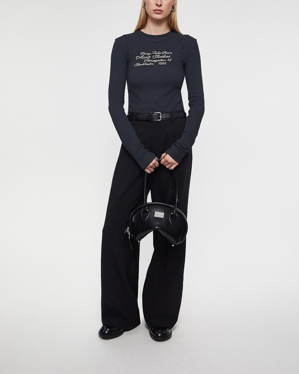T-shirt Long Sleeve Layered Black - 3