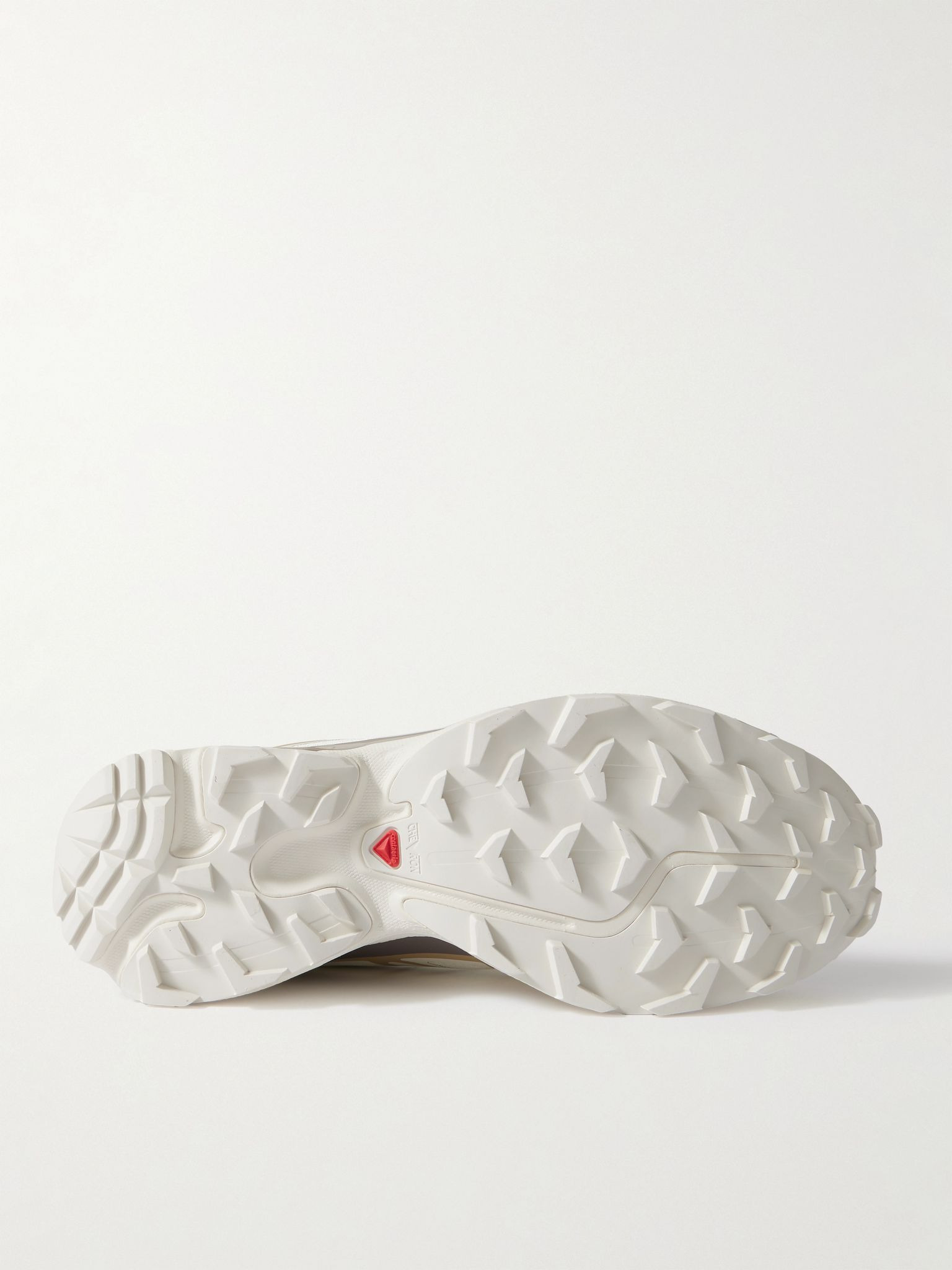 XT-6 Rubber-Trimmed Mesh Sneakers Off-white - 3