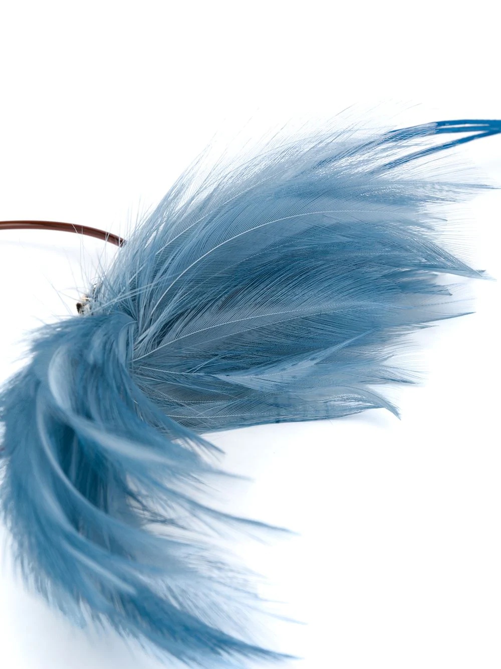 feather-detail headband - 3