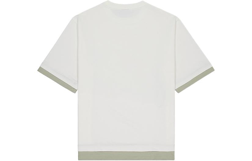 New Balance Crewneck Short Sleeve T-Shirt 'White Grey' AMT42314-CIC - 2