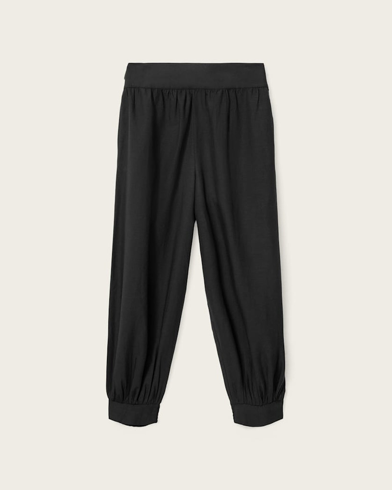 HARRIE LINEN BLEND BAGGY FIT PANTS 1