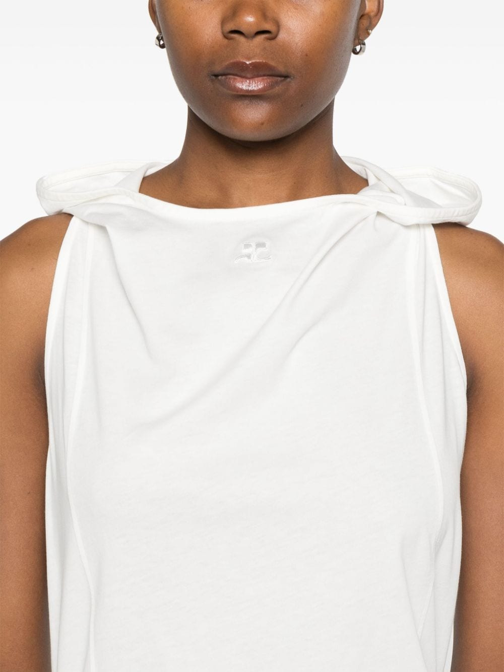 032C Courreges Top White - 2