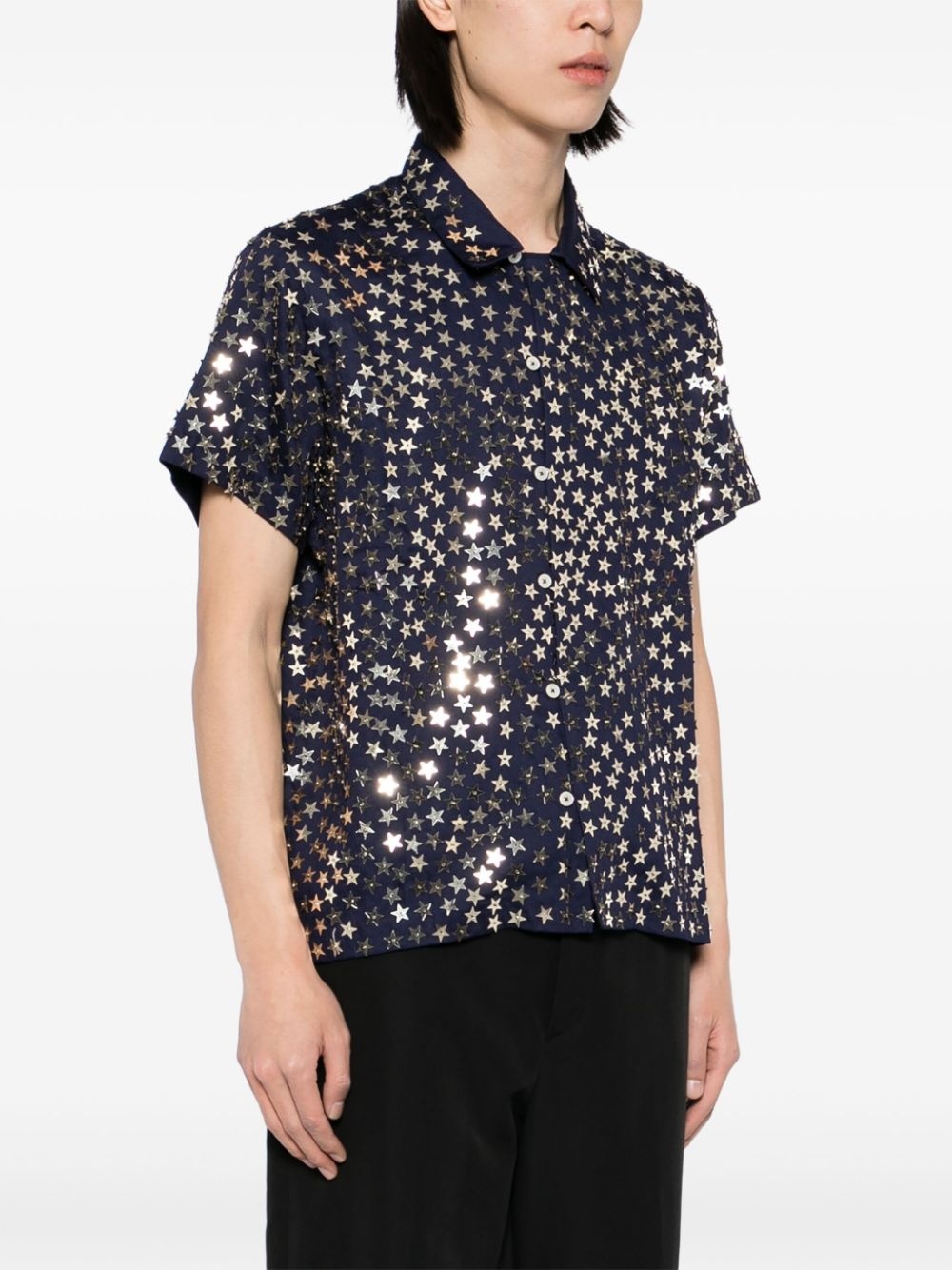 sequin spangled shirt - 3