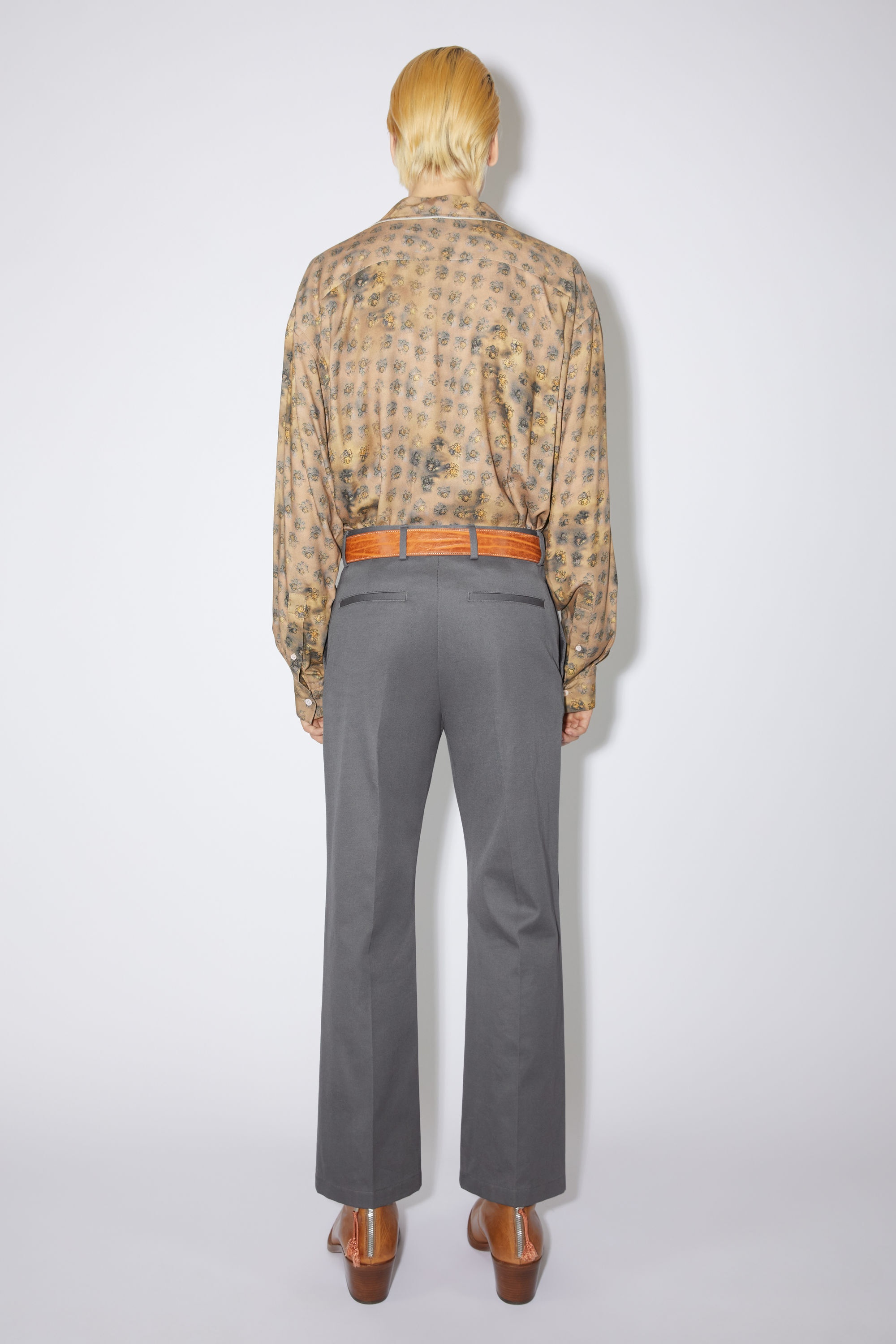 Twill trousers - Graphite grey - 3